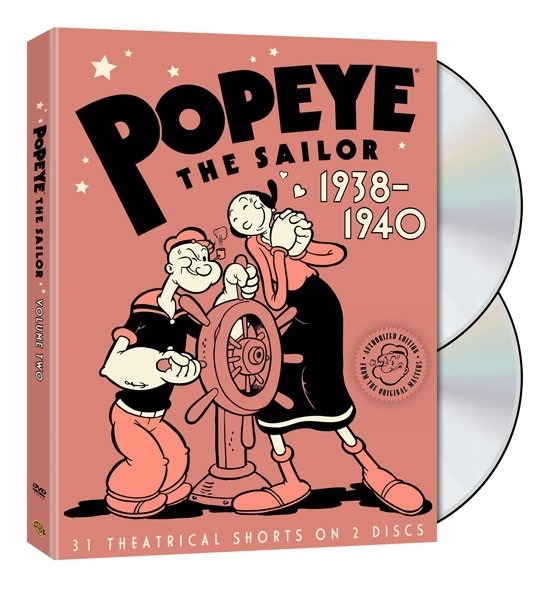 Popeye the Sailor 1938 1940 The Complete Second Volume Cover