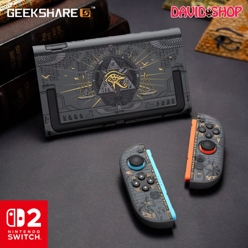 Ốp lưng & Bọc case Joy-Con & Cường lực chủ đề Ai Cập (GeekShare) - Nintendo Switch 2 & V1, V2 / OLED