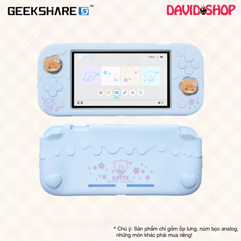 Ốp bọc silicone toàn thân Các Nhân Vật Mikko chính hãng GeekShare – Nintendo Switch Lite - LAM