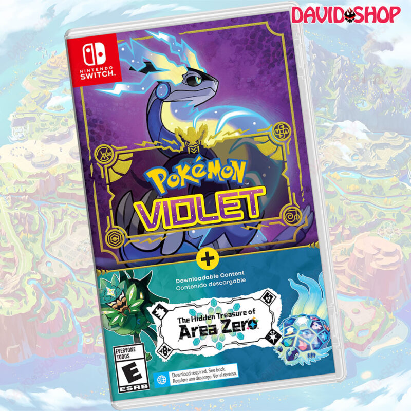Băng game Pokémon Violet + The Hidden Treasure of Area Zero! cho Nintendo Switch 2, OLED, V1, V2, Lite
