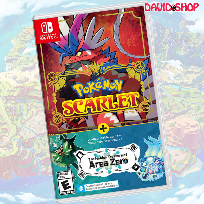 Băng game Pokémon Scarlet + The Hidden Treasure of Area Zero! cho Nintendo Switch 2, OLED, V1, V2, Lite