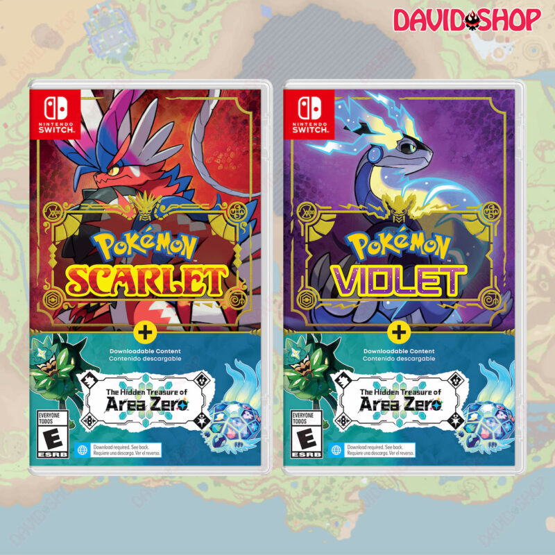 Băng game Pokémon Scarlet & Violet: The Hidden Treasure of Area Zero! cho Nintendo Switch 2, OLED, V1, V2, Lite