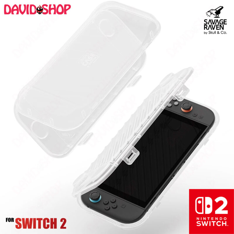 Hộp nhựa Savage Raven (Skull & Co.) cao cấp bảo vệ máy Nintendo Switch 2