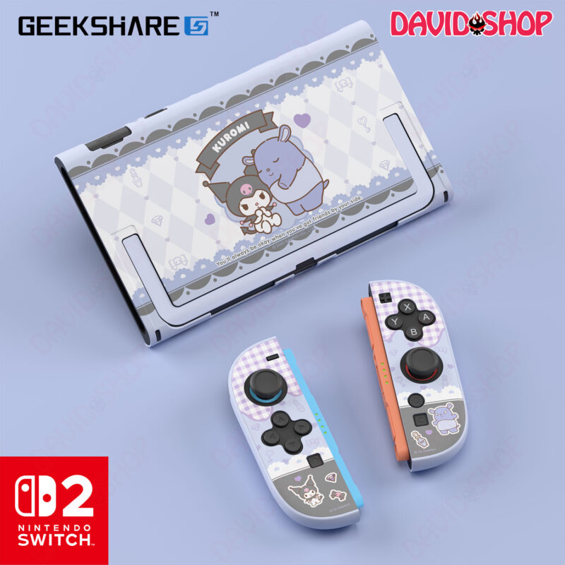 Ốp lưng + bọc case Joy-Con 2 GeekShare x Sanrio (Kuromi) - Nintendo Switch 2