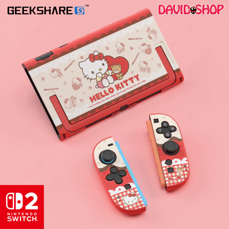 Ốp lưng + bọc case Joy-Con 2 GeekShare x Sanrio (Hello Kitty) - Nintendo Switch 2