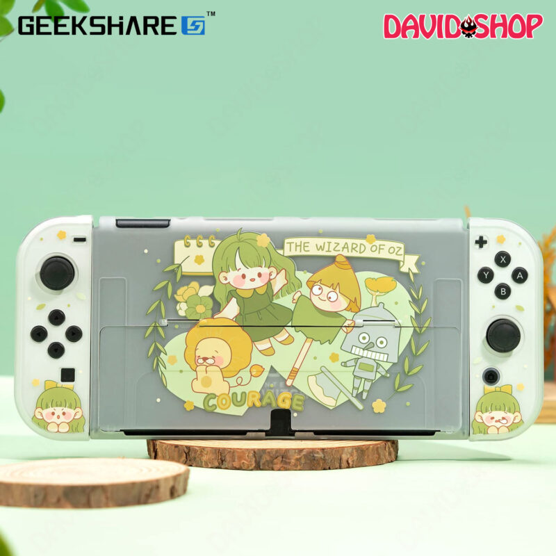 Ốp lưng + case Joy-Con chủ đề Phù Thủy Xứ Oz (GeekShare) - Nintendo Switch OLED