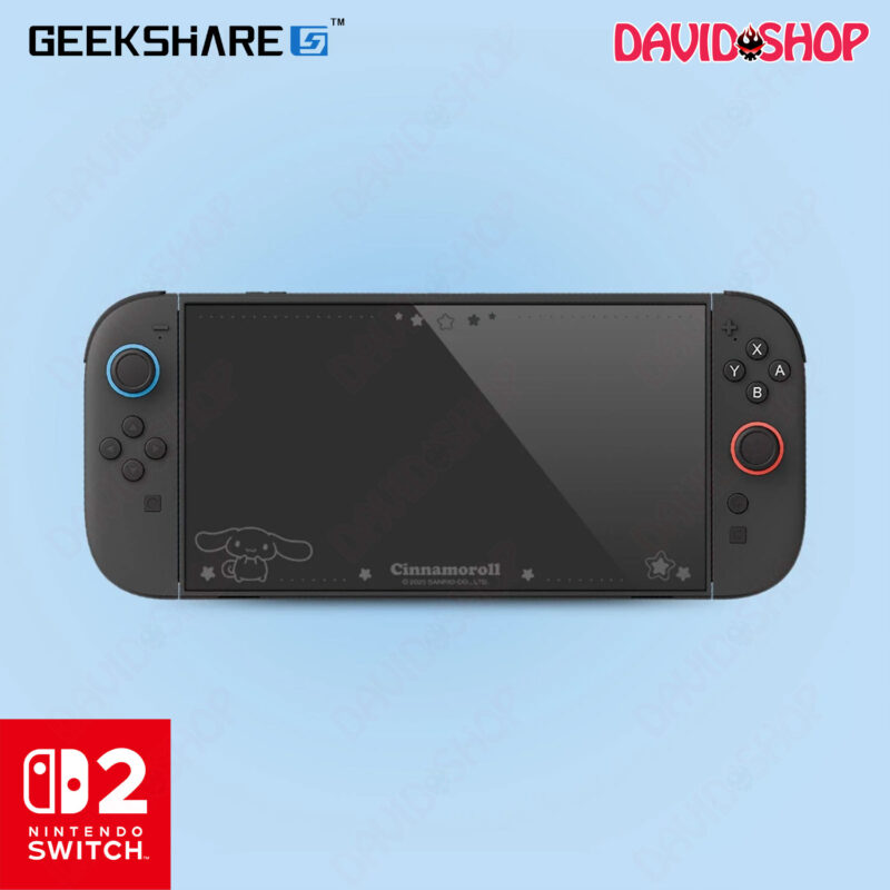 Cường lực tàng hình hoa văn Cinnamoroll chính hãng GeekShare - Nintendo Switch 2