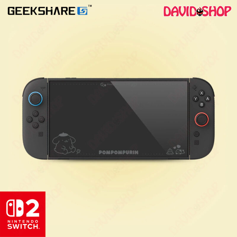 Cường lực tàng hình hoa văn Pom Pom Purin chính hãng GeekShare - Nintendo Switch 2