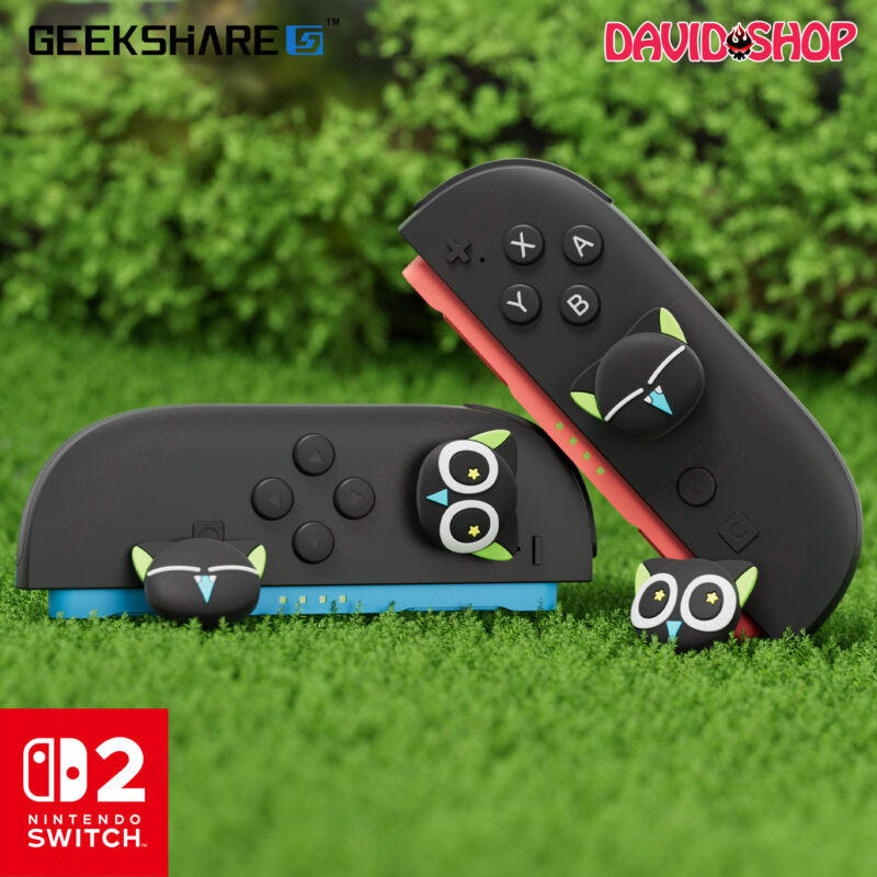 Núm bọc analog The Legend of Hei cao cấp, chính hãng GeekShare cho Joy-Con - Nintendo Switch 2