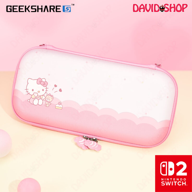 Túi bảo vệ máy Bữa Tiệc Kẹo Sanrio (Hello Kitty) chính hãng GeekShare - Nintendo Switch 2