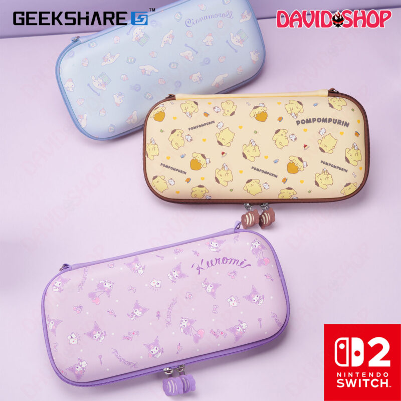 Túi bảo vệ máy Bữa Tiệc Kẹo Sanrio chính hãng GeekShare - Nintendo Switch 2