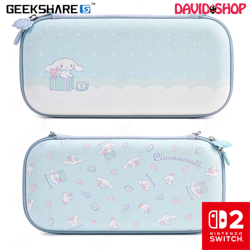 Túi bảo vệ máy Bữa Tiệc Kẹo Sanrio (CINNAMOROLL) chính hãng GeekShare - Nintendo Switch 2