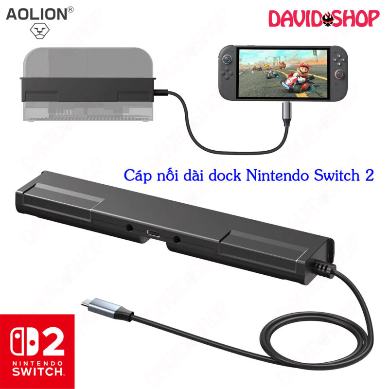 Cáp nối dài dock (Extension Cable) hãng Aolion - Nintendo Switch 2