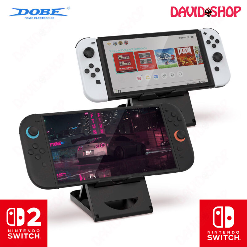 Đế dựng gấp gọn hãng Dobe - Nintendo Switch 2 / OLED / V1, V2 / Lite, smartphone, tablet v.v...