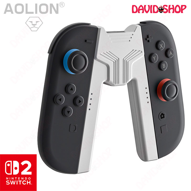 Handgrip chữ A có sạc hãng Aolion cho Joy-Con – Nintendo Switch 2 - WHITE
