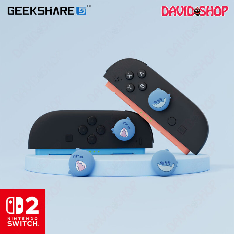 Núm bọc analog Baby Shark cao cấp, chính hãng GeekShare cho Joy-Con - Nintendo Switch 2