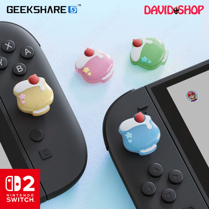 Núm bọc analog Boylan Creme Soda cao cấp, chính hãng GeekShare cho Joy-Con - Nintendo Switch 2
