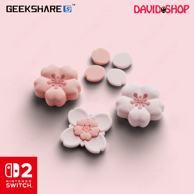 Nút dán D-PAD (GeekShare) nhiều chủ đề cho Joy-Con 2 – Nintendo Switch 2 - Hoa Anh Đào