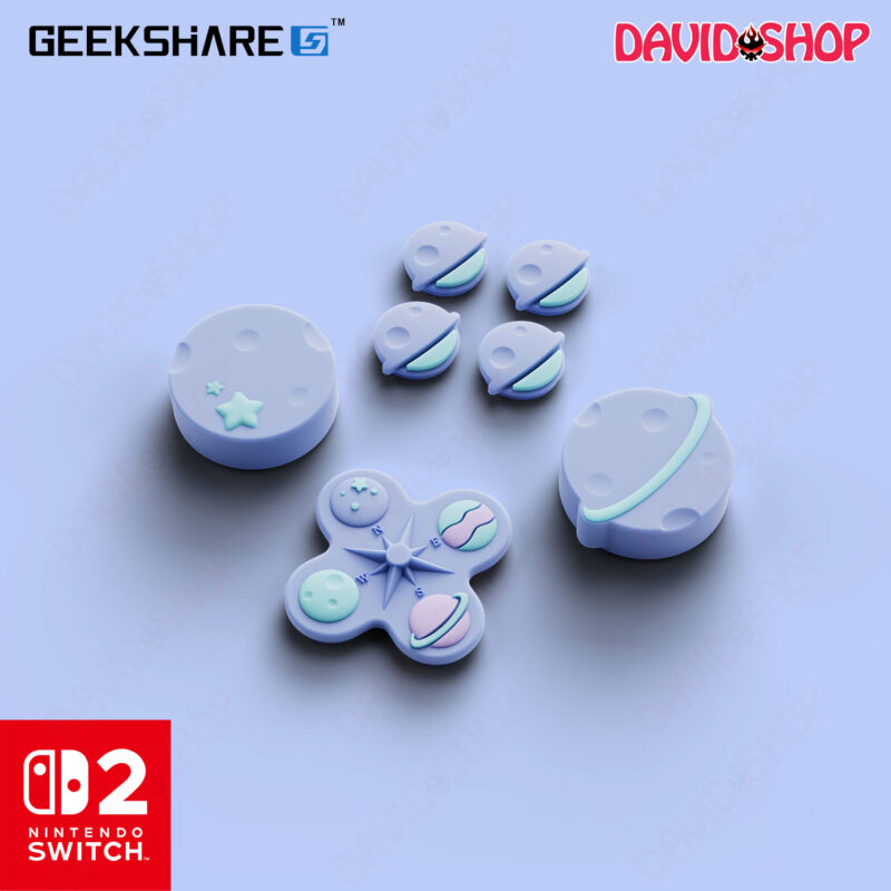 Nút dán D-PAD (GeekShare) nhiều chủ đề cho Joy-Con 2 – Nintendo Switch 2 - Happy Plannets