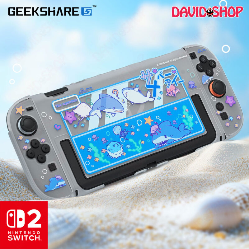 Ốp lưng & Bọc case Joy-Con chủ đề Tiệc Cá Mập chính hãng GeekShare - Nintendo Switch 2