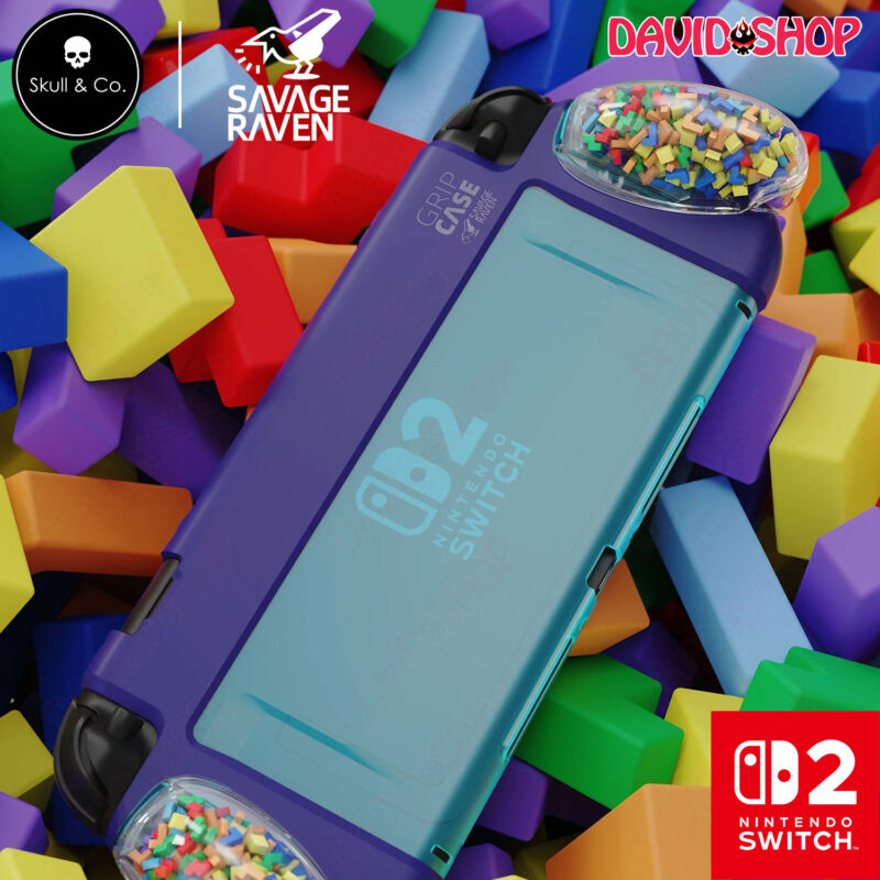 Ốp lưng GripCase dẻo hãng Savage Raven (Skull & Co.) bản TETR LIMITED EDITION - Nintendo Switch 2