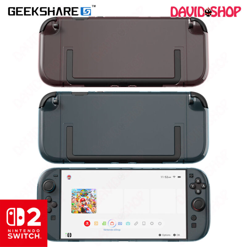 Ốp lưng & Bọc case Joy-Con trong suốt chính hãng GeekShare - Nintendo Switch 2