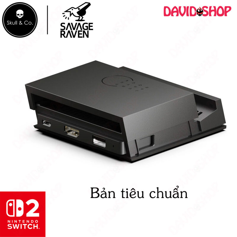 Jumpgate Dock xuất hình Savage Raven (Skull & Co.) cho Nintendo Switch 2 / OLED / Handheld PC / Laptop - Bản tiêu chuẩn