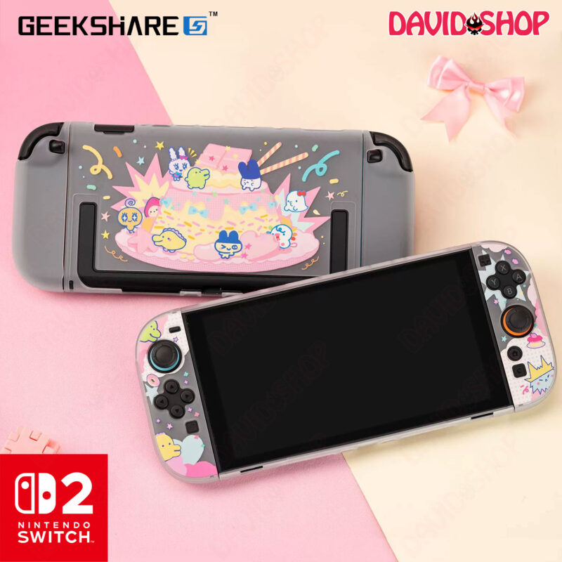 Ốp lưng & Bọc case Joy-Con chủ đề Bánh Kem Tamagotchi chính hãng GeekShare - Nintendo Switch 2
