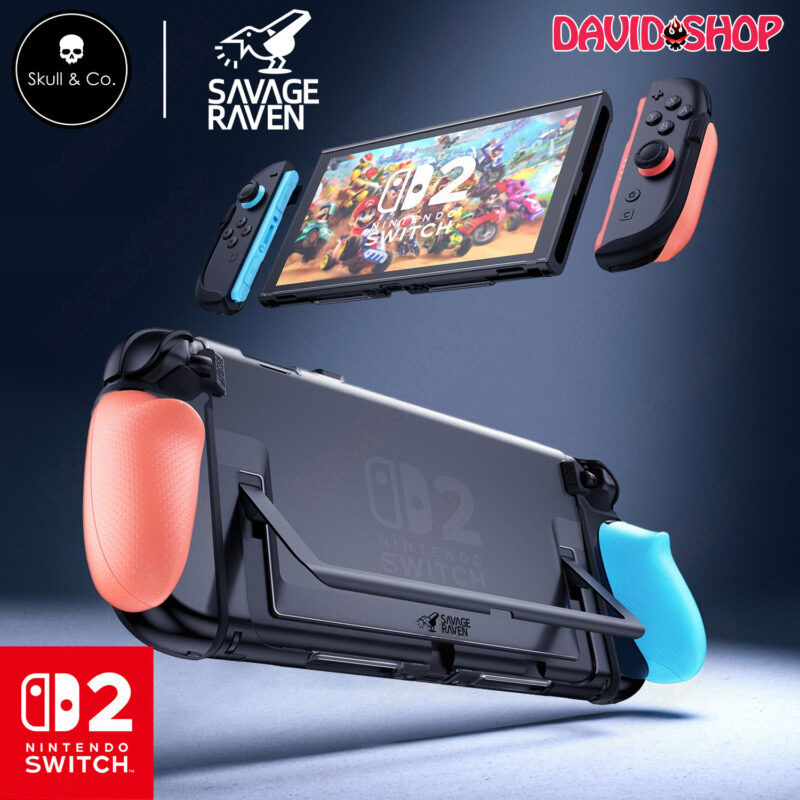 Ốp lưng FissionGrip & Túi Maxcarry Case Savage Raven (Skull & Co.) - Nintendo Switch 2