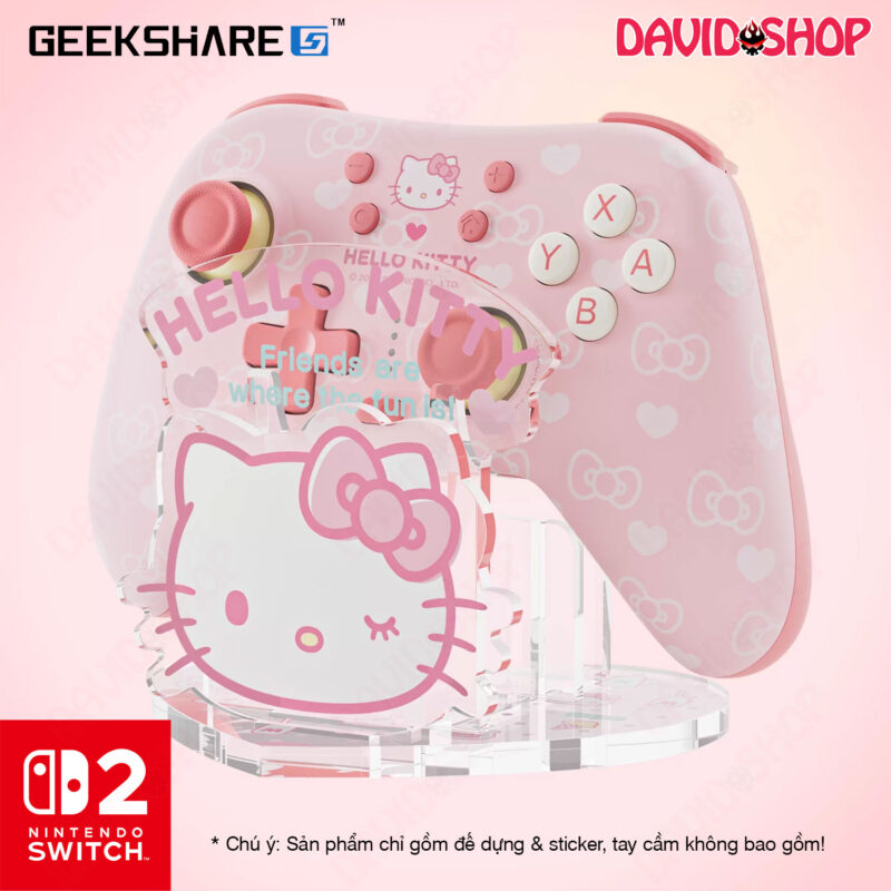 Đế dựng trưng bày Hello Kitty (GeekShare x Sanrio) cho các loại tay cầm phổ biến