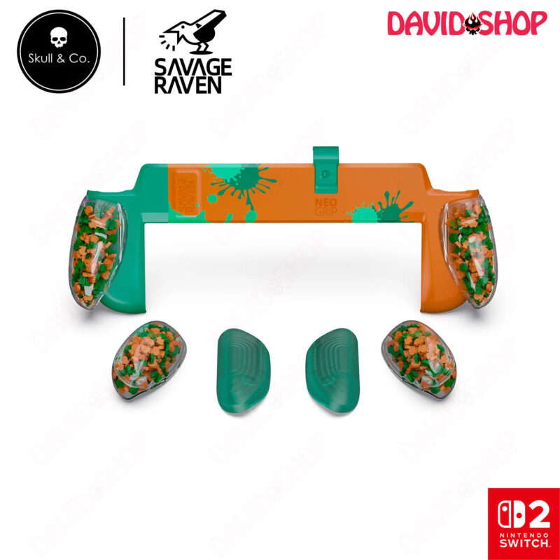 Ốp lưng NeoGrip Savage Raven (Skull & Co.) bản SPLATOON RAIDERS LIMITED EDITION - Nintendo Switch 2