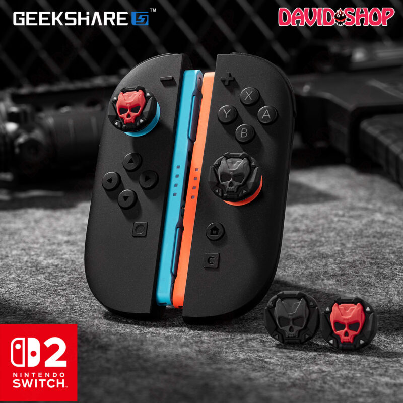 Núm bọc analog (GeekShare) Đầu Lâu Siêu Ngầu cho Joy-Con - Nintendo Switch 2