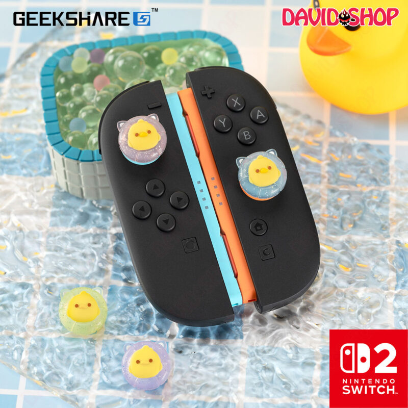 Núm bọc analog (GeekShare) Vịt Vàng Đi Bơi cho Joy-Con - Nintendo Switch 2