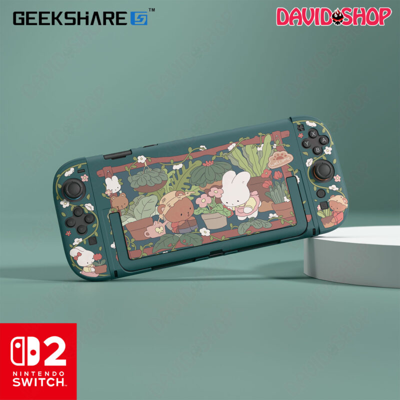 Ốp lưng & Bọc case Joy-Con chủ đề Garden House chính hãng GeekShare - Nintendo Switch 2