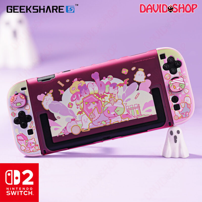 Ốp lưng & Núm bọc analog chủ đề Cutie Doll chính hãng GeekShare - Nintendo Switch 2