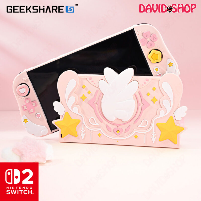 Ốp lưng, bọc case Joy-Con & ốp dock silicone (GeekShare) Star Wings - Nintendo Switch 2