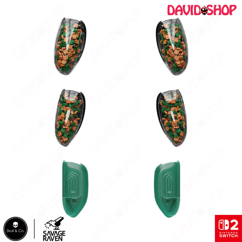 Grip Set dùng thay thế cho NeoGrip, GripCase, FissionGrip, JoyGrip hãng Savage Raven (Skull & Co.) – Nintendo Switch 2 - SPLATOON RAIDERS