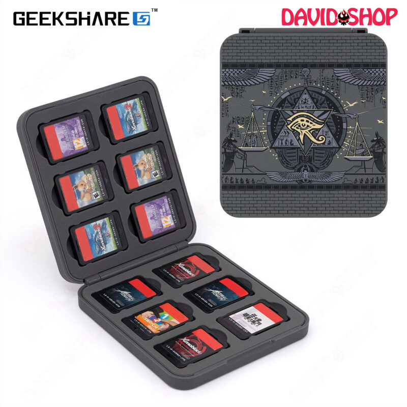 Hộp đựng băng & thẻ nhớ microSD (GeekShare) Ai Cập - Nintendo Switch 2, OLED, V1, V2, Lite
