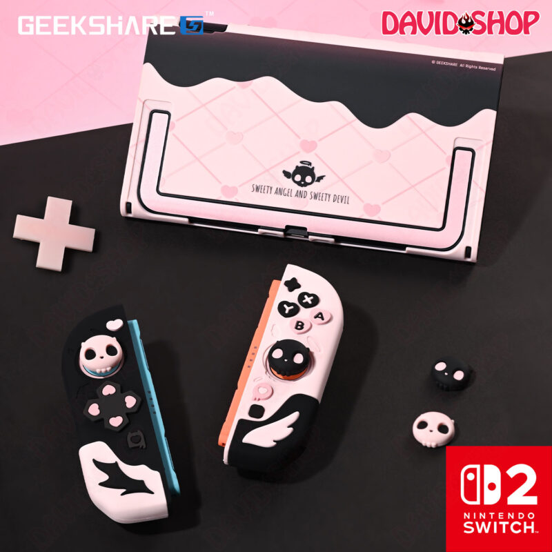 Ốp lưng & Bọc case Joy-Con chủ đề Đầu Lâu Ngọt Ngào chính hãng GeekShare - Nintendo Switch 2