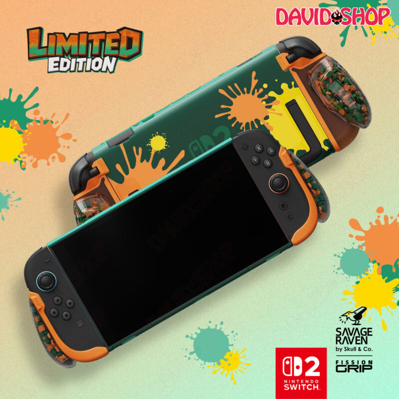 Ốp lưng FissionGrip & Túi Maxcarry Case Savage Raven (Skull & Co.) - Nintendo Switch 2