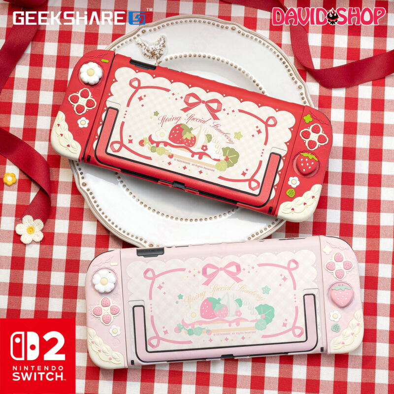 Ốp lưng & Bọc case Joy-Con (GeekShare) phiên bản Dâu Tây - Nintendo Switch 2