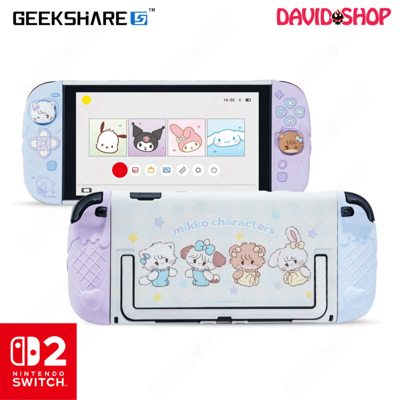 Ốp lưng & Bọc case Joy-Con chủ đề Các Nhân Vật Mikko chính hãng GeekShare - Nintendo Switch 2