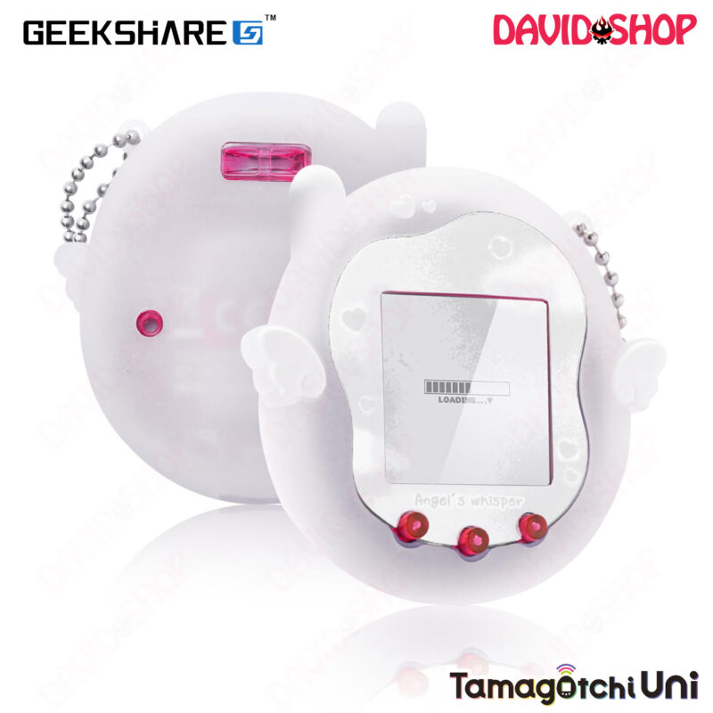 Bọc case silicone Star Wings cho máy nuôi thú ảo Tamagotchi Uni chính hãng GeekShare - TRANSPARENT WHITE