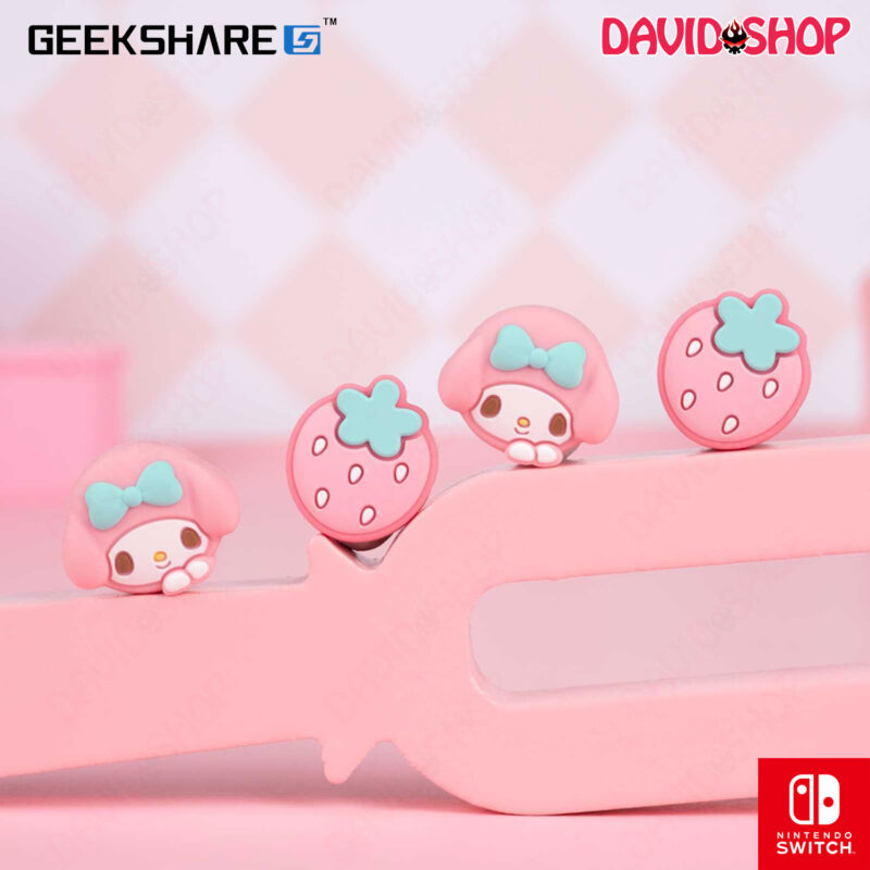 Núm bọc analog GeekShare x Sanrio cho Joy-Con – Nintendo Switch V1, V2, OLED, Lite - MY MELODY