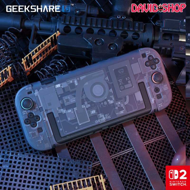 Ốp lưng & Bọc case Joy-Con chủ đề Vỏ Máy Trong Suốt chính hãng GeekShare - Nintendo Switch 2