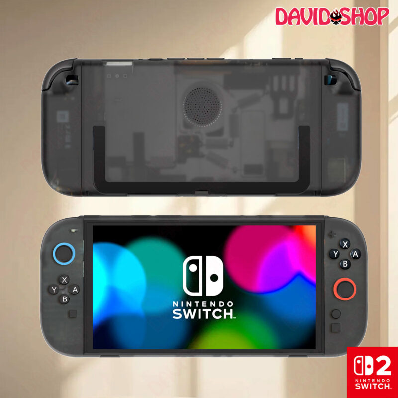 Thay vỏ trong suốt cho Nintendo Switch 2 (gồm cả Joy-Con 2, có 3 màu tùy chọn)