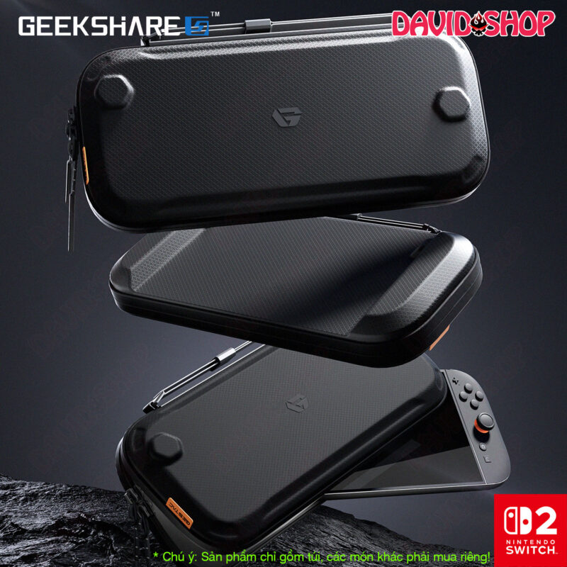 Túi bảo vệ máy GESTAC siêu cứng cáp chính hãng GeekShare - Nintendo Switch 2