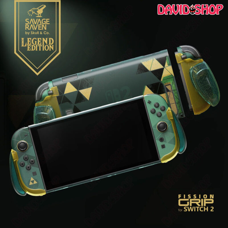 Ốp lưng FissionGrip & Túi Maxcarry Case Savage Raven (Skull & Co.) - Nintendo Switch 2