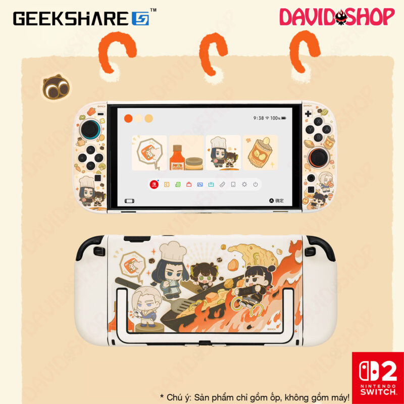 Ốp lưng & Bọc case Joy-Con The Legend of Hei Đầu Bếp chính hãng GeekShare - Nintendo Switch 2
