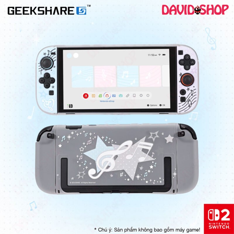 Ốp lưng & Bọc case Joy-Con Những Nốt Nhạc Xinh chính hãng GeekShare - Nintendo Switch 2
